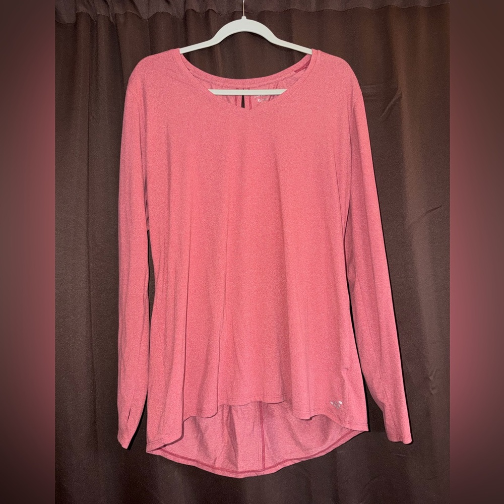 Women's Pink Long Sleeve Top